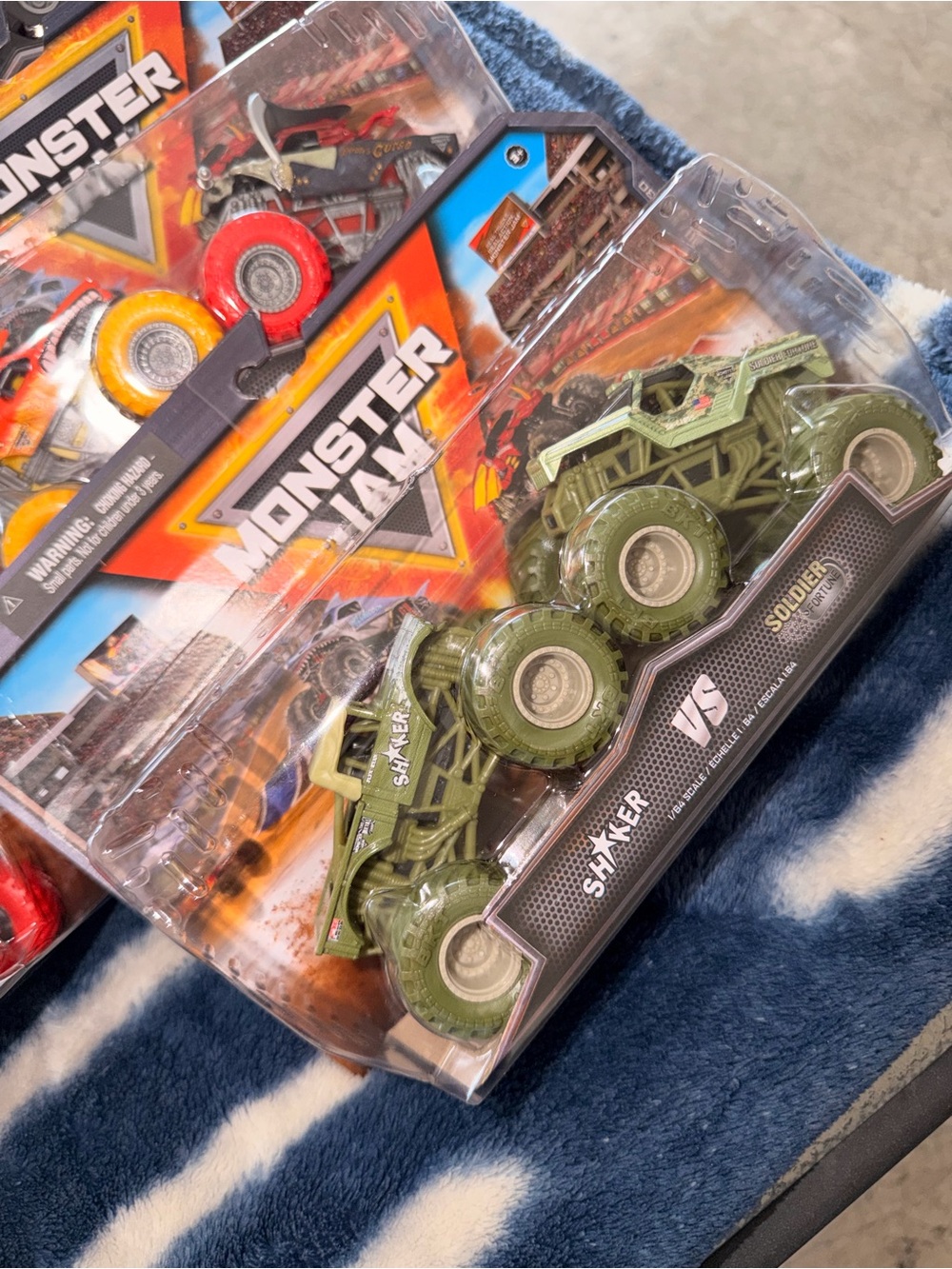 Green Soldier Monster Truck Toy - Kids Vehicles by Monster Jam